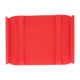 Kitchen Silicone Mat Heat Resistant Silicone Mat with Handle Anti Scalding Anti Slip Kitchen Tool Glove Substitution Red