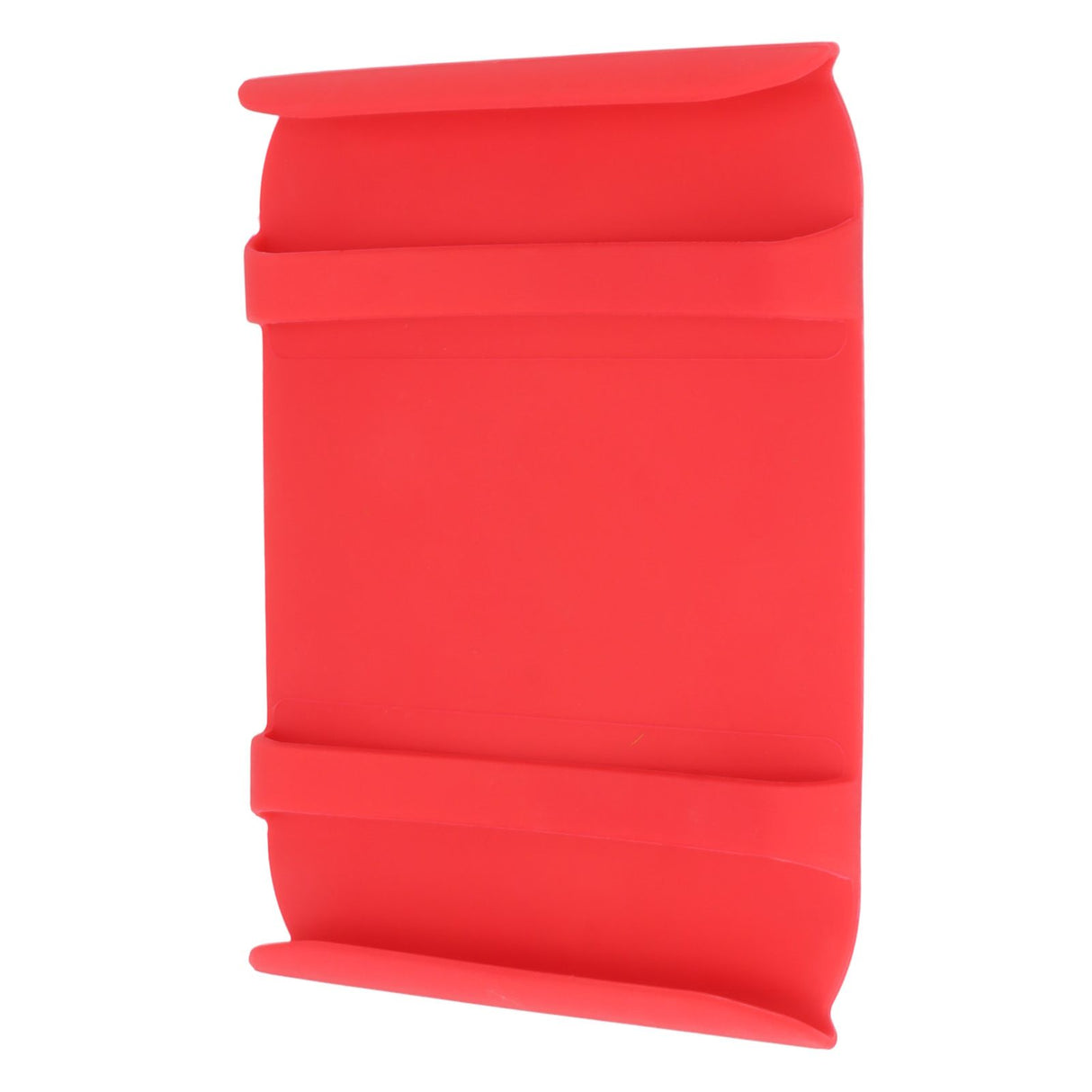 Kitchen Silicone Mat Heat Resistant Silicone Mat with Handle Anti Scalding Anti Slip Kitchen Tool Glove Substitution Red