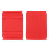 Kitchen Silicone Mat Heat Resistant Silicone Mat with Handle Anti Scalding Anti Slip Kitchen Tool Glove Substitution Red