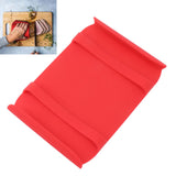 Kitchen Silicone Mat Heat Resistant Silicone Mat with Handle Anti Scalding Anti Slip Kitchen Tool Glove Substitution Red