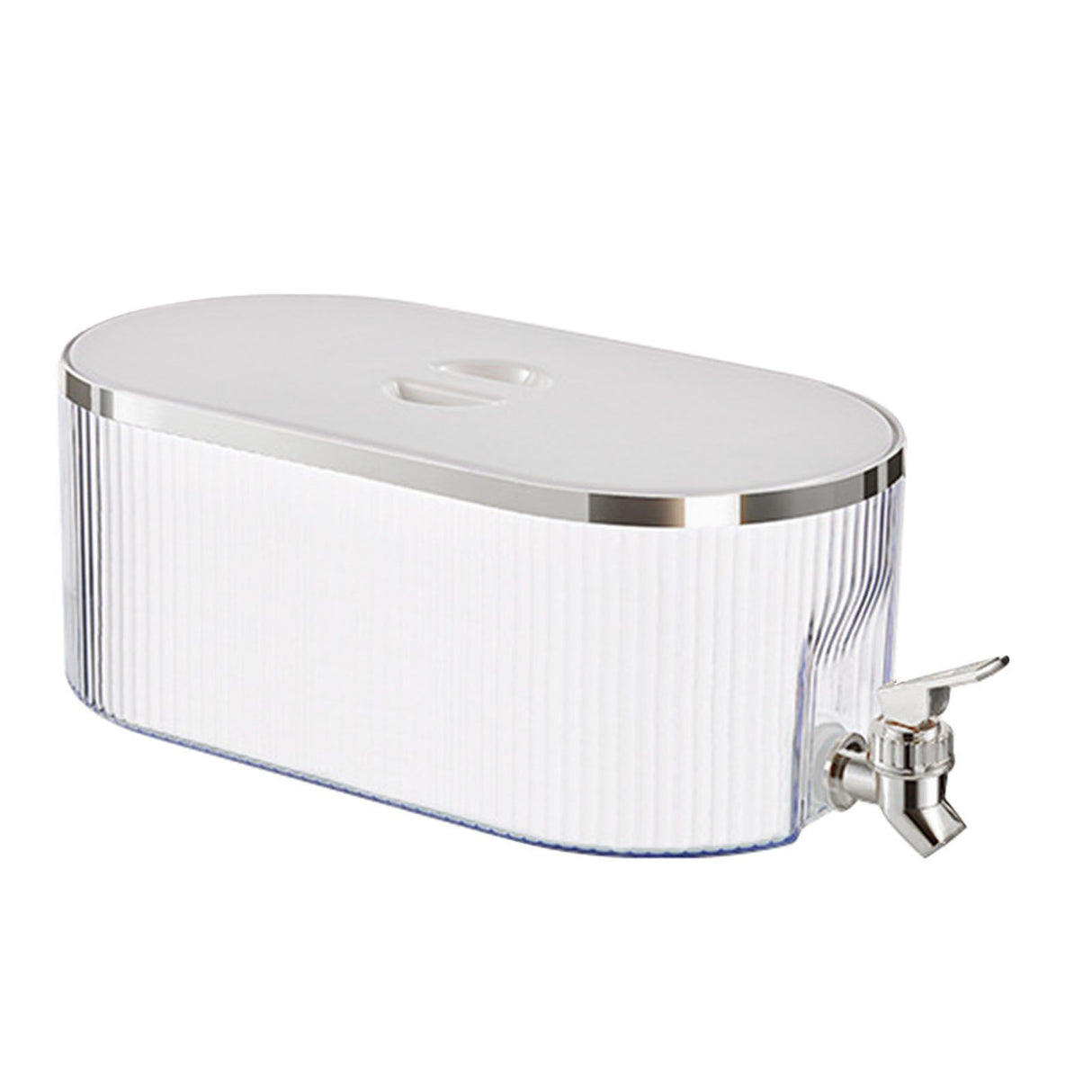 Drink Dispenser PP Good Sealing Large Opening Temperature Resistant Beverage Dispenser Cold Kettle 5L Cream