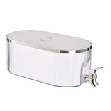 Drink Dispenser PP Good Sealing Large Opening Temperature Resistant Beverage Dispenser Cold Kettle 5L Cream - Front View