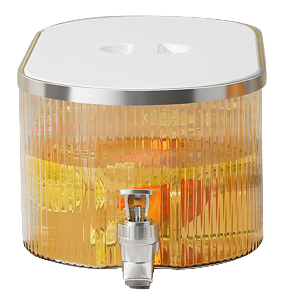 Drink Dispenser PP Good Sealing Large Opening Temperature Resistant Beverage Dispenser Cold Kettle 5L Cream