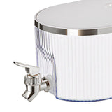 Drink Dispenser PP Good Sealing Large Opening Temperature Resistant Beverage Dispenser Cold Kettle 5L Cream - Low Angle