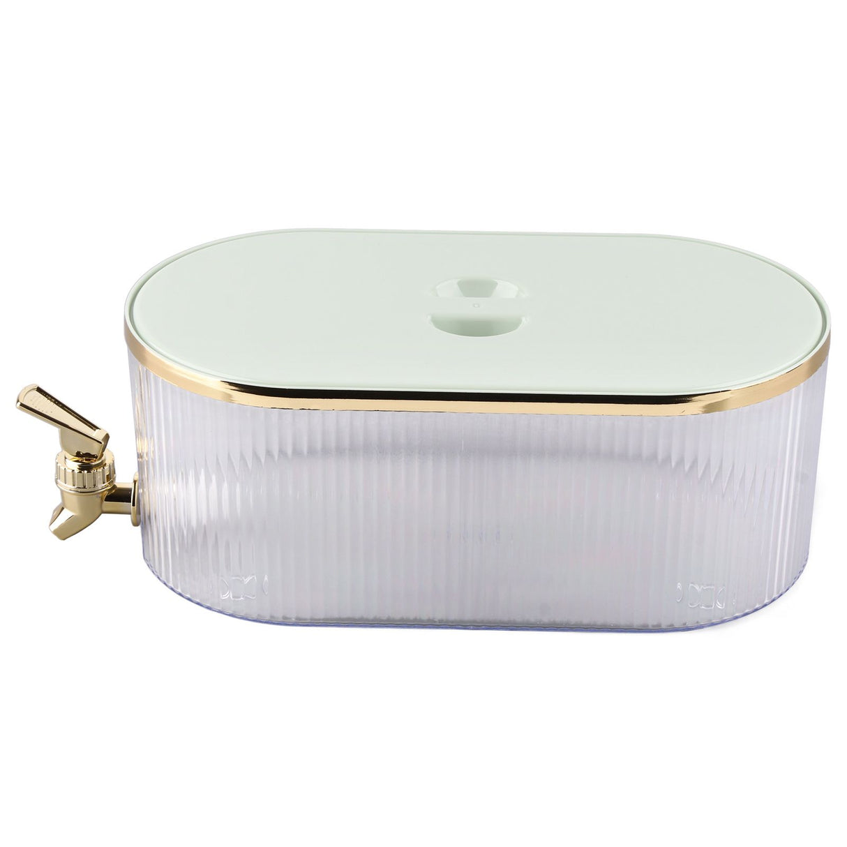 Drink Dispenser PP Good Sealing Large Opening Temperature Resistant Beverage Dispenser Cold Kettle 5L Green