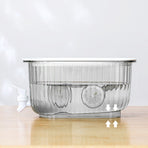 Beverage Drink Dispenser Large Capacity Food Grade Thickened Leakage Proof Cold Kettle with Faucet for Home Transparent White