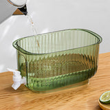 Beverage Drink Dispenser Large Capacity Food Grade Thickened Leakage Proof Cold Kettle with Faucet for Home Green