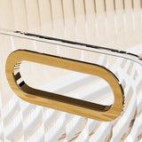 Dish Drying Rack Plastic Visualize Diversion Effluent Dish Diversion Rack for Chopsticks Bowl Plate Spoon Transparent White - Low Angle