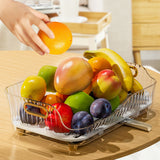 Dish Drying Rack Plastic Visualize Diversion Effluent Dish Diversion Rack for Chopsticks Bowl Plate Spoon Transparent White