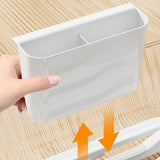 Dish Drying Rack Plastic Visualize Diversion Effluent Dish Diversion Rack for Chopsticks Bowl Plate Spoon Transparent White