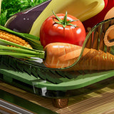 Dish Drying Rack Plastic Visualize Diversion Effluent Dish Diversion Rack for Chopsticks Bowl Plate Spoon Transparent Green