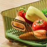 Dish Drying Rack Plastic Visualize Diversion Effluent Dish Diversion Rack for Chopsticks Bowl Plate Spoon Transparent Green
