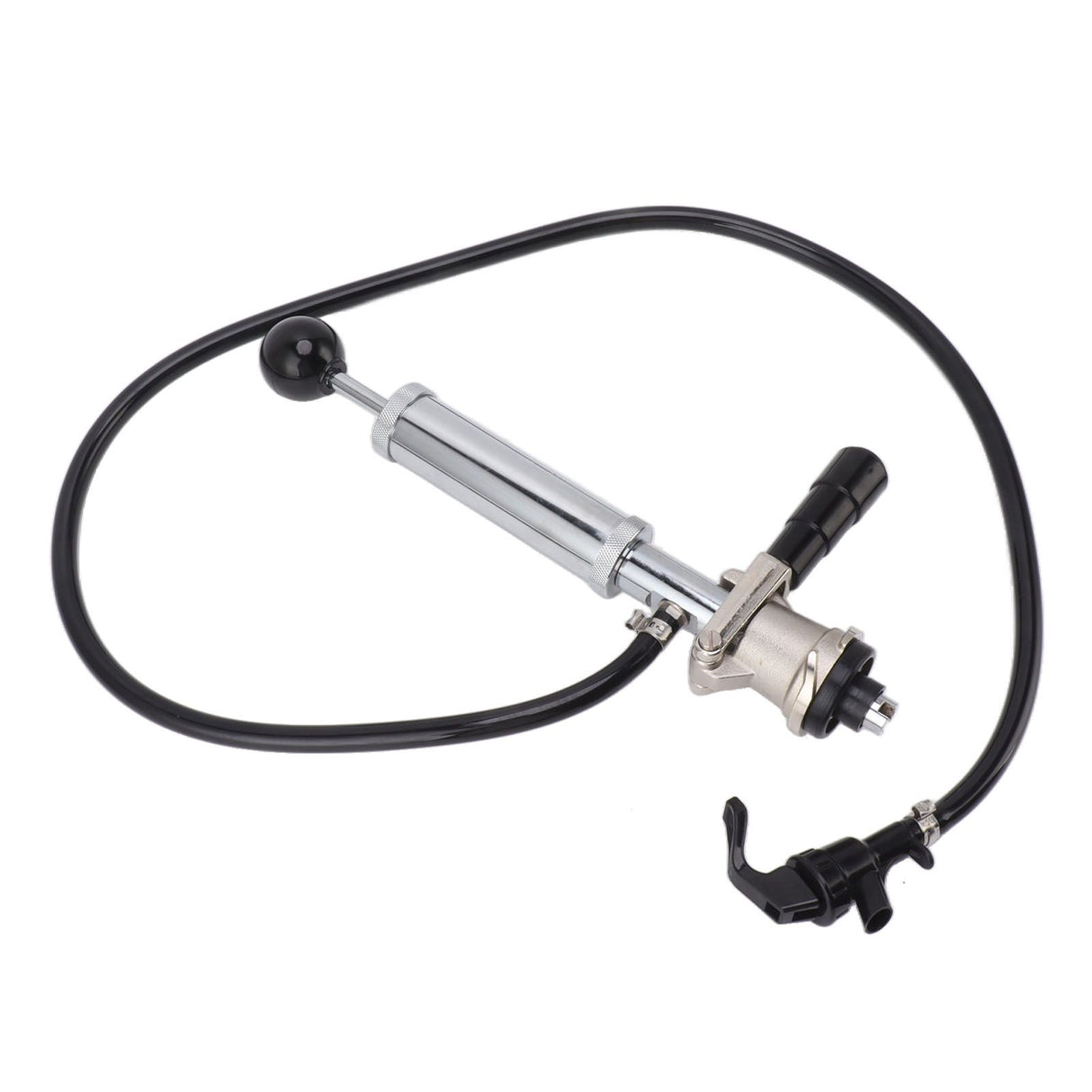 Beer Keg Pump 4inch Stainless Steel Keg Tap Hand Pump Picnic Beer Tap Kit for Homebrew Bars Restaurants Wedding