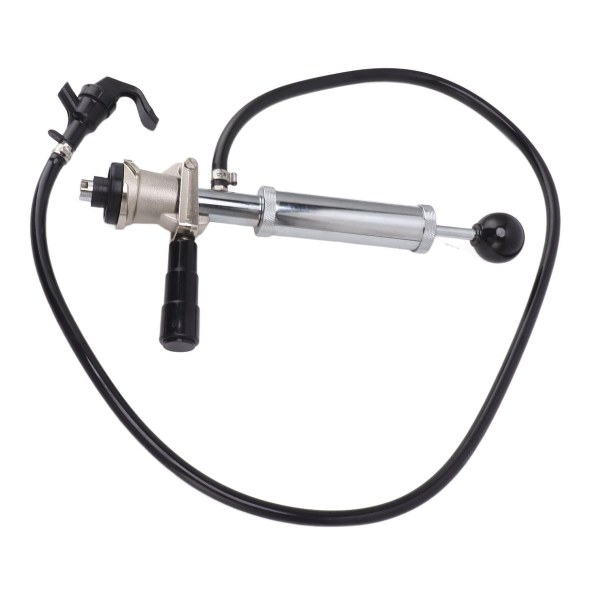 Beer Keg Pump 4inch Stainless Steel Keg Tap Hand Pump Picnic Beer Tap Kit for Homebrew Bars Restaurants Wedding