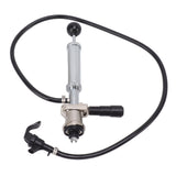 Beer Keg Pump 4inch Stainless Steel Keg Tap Hand Pump Picnic Beer Tap Kit for Homebrew Bars Restaurants Wedding - 45-Degree Angle