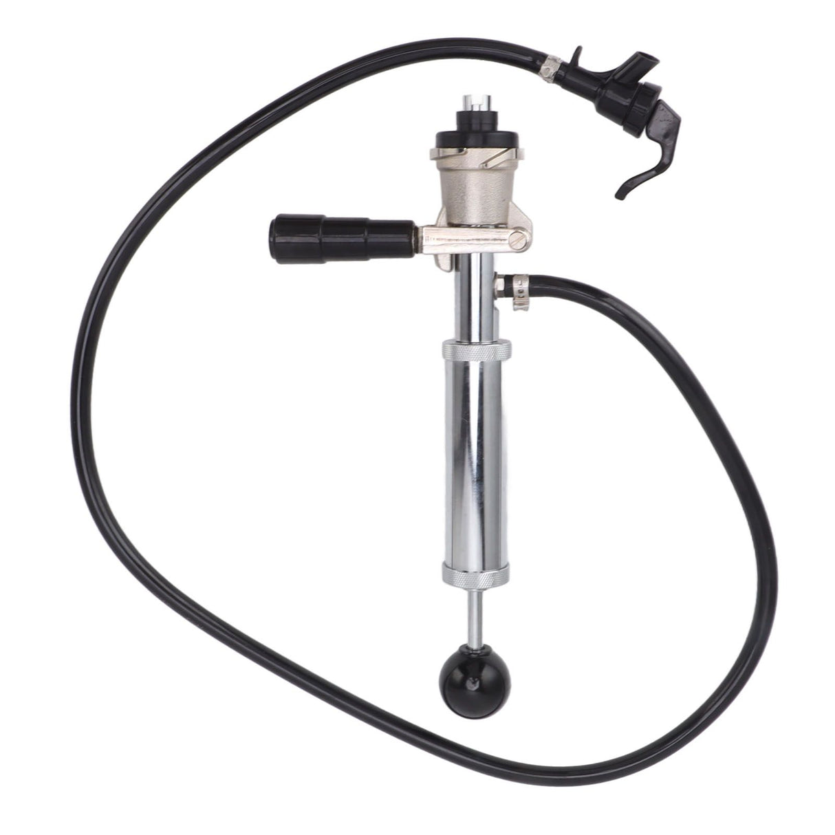 Beer Keg Pump 4inch Stainless Steel Keg Tap Hand Pump Picnic Beer Tap Kit for Homebrew Bars Restaurants Wedding