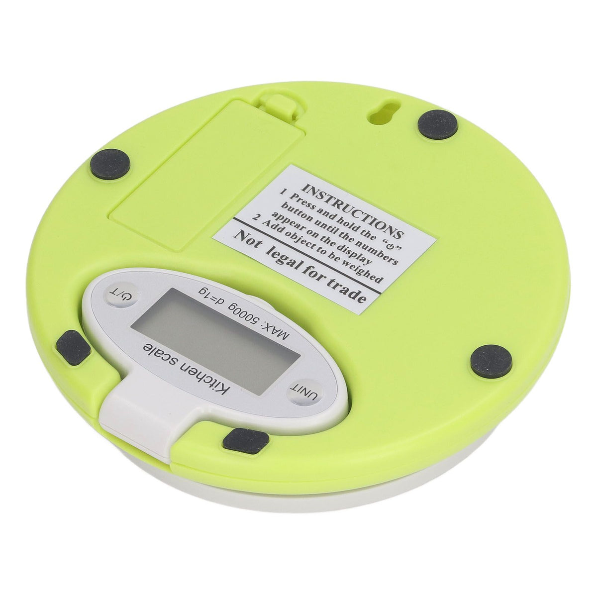 Digital Kitchen Scale with LCD Screen Tare Function Food Weight Scale for Baking Cooking Meal Prep Coffee