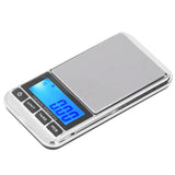 Digital Pocket Scale High Accuracy Portable Safe Reliable Mini Pocket Jewelry Scale with LCD Display for Jewelry Shop Home 500g/0.01g - Low Angle