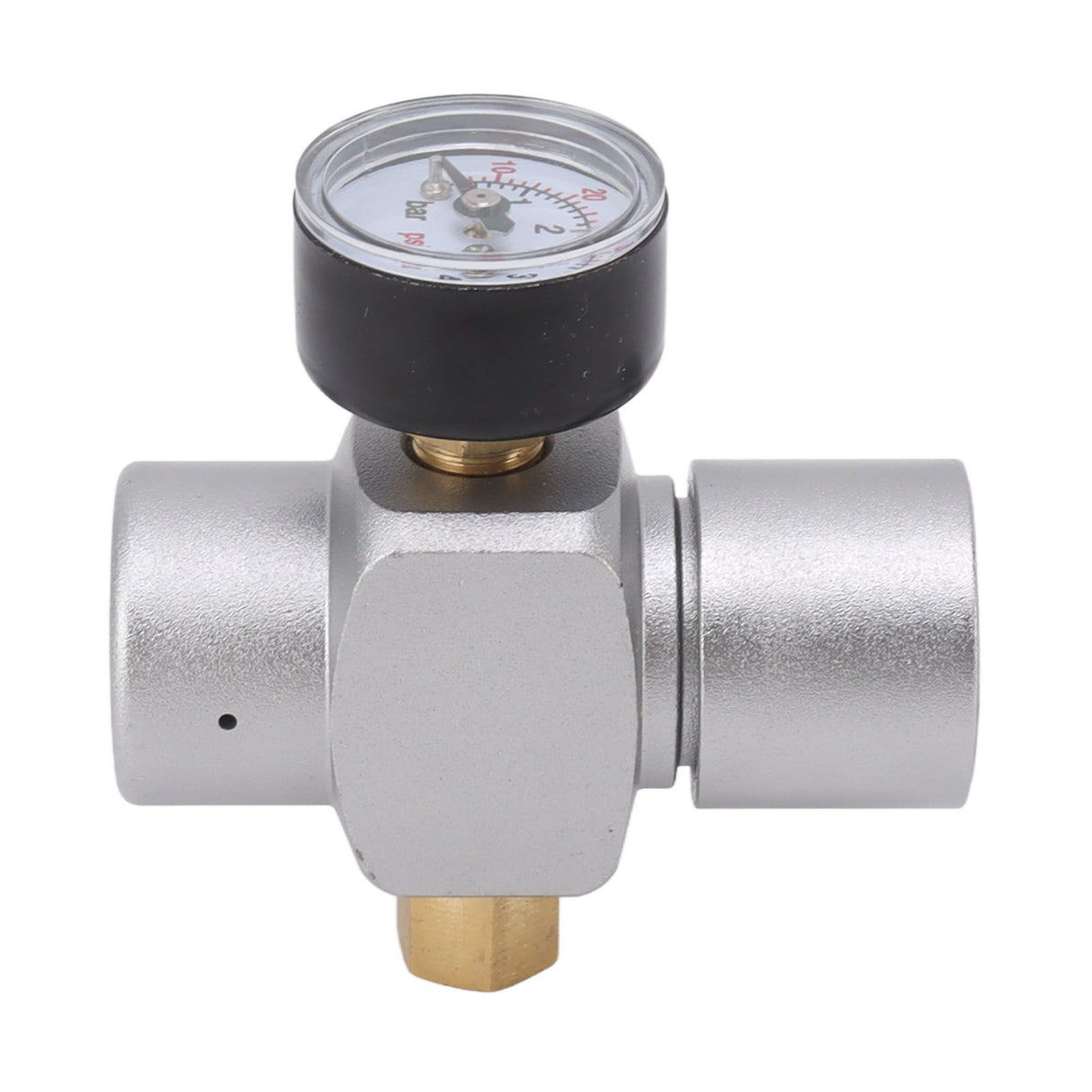 Water Pressure Reducing Valve 0‑60PSI Stainless Steel Pressure Regulator Multifunctional Hose Pressure Regulator for Homebrew