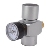 Water Pressure Reducing Valve 0‑60PSI Stainless Steel Pressure Regulator Multifunctional Hose Pressure Regulator for Homebrew - Close-Up Angle