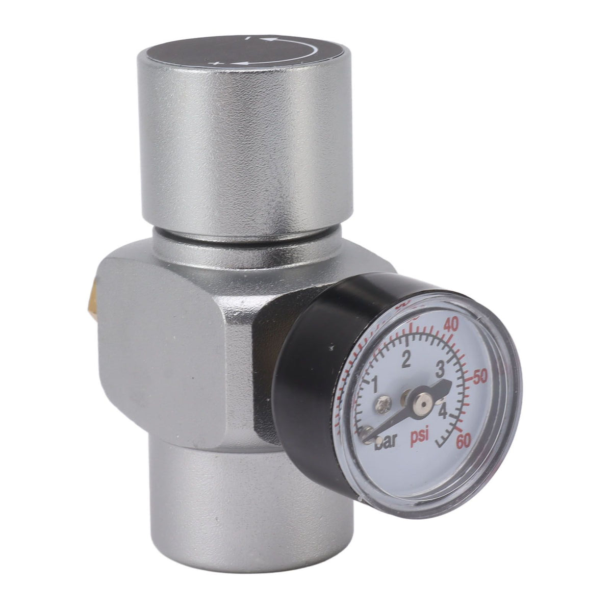 Water Pressure Reducing Valve 0‑60PSI Stainless Steel Pressure Regulator Multifunctional Hose Pressure Regulator for Homebrew