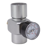 Water Pressure Reducing Valve 0‑60PSI Stainless Steel Pressure Regulator Multifunctional Hose Pressure Regulator for Homebrew - Low Angle