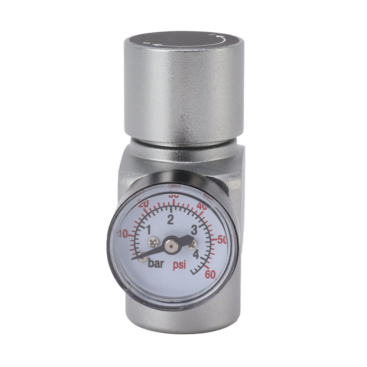 Water Pressure Reducing Valve 0‑60PSI Stainless Steel Pressure Regulator Multifunctional Hose Pressure Regulator for Homebrew