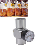Water Pressure Reducing Valve 0‑60PSI Stainless Steel Pressure Regulator Multifunctional Hose Pressure Regulator for Homebrew