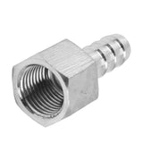 4pcs 13mm 1/2in Hose Barb Connector Hose Barb Coupler Stainless Steel Pipe Fitting for Beer Cooler