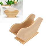 Coffee Filter Holder Paper Stand Container Coffee Paper Storage Rack for Cone Shape and Flat Bottom