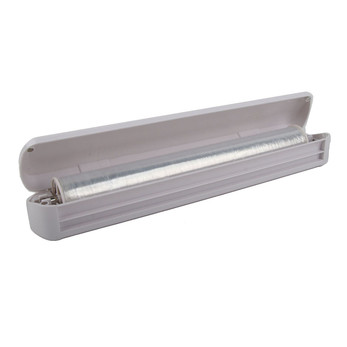 Plastic Wrap Organizer Cling Film Cutter Suction Cup Cling Film Cutting Box Adjustable Storage Cutting Box
