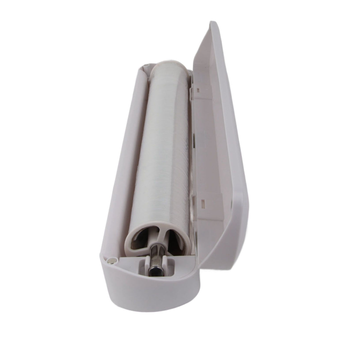 Plastic Wrap Organizer Cling Film Cutter Suction Cup Cling Film Cutting Box Adjustable Storage Cutting Box