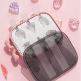 6 Cavities Ice Pop Molds Reusable Silicone Ice Pop Moulds Easy Release Homemade DIY Frozen Ice Cream Mold for Kids Adults Pink - Extra Image