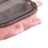 6 Cavities Ice Pop Molds Reusable Silicone Ice Pop Moulds Easy Release Homemade DIY Frozen Ice Cream Mold for Kids Adults Pink - Extra Image