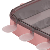 6 Cavities Ice Pop Molds Reusable Silicone Ice Pop Moulds Easy Release Homemade DIY Frozen Ice Cream Mold for Kids Adults Pink - Extra Image