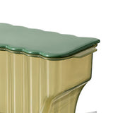 Cold Water Kettle with Faucet PP Sealed Preservation Refrigerator Cold Kettle For Fruit Tea Flower Tea Milk Tea Water Green - Low Angle