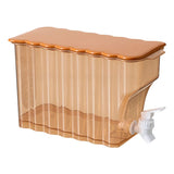 Cold Water Kettle with Faucet PP Sealed Preservation Refrigerator Cold Kettle For Fruit Tea Flower Tea Milk Tea Water Orange