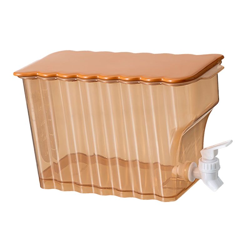 Cold Water Kettle with Faucet PP Sealed Preservation Refrigerator Cold Kettle For Fruit Tea Flower Tea Milk Tea Water Orange