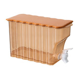 Cold Water Kettle with Faucet PP Sealed Preservation Refrigerator Cold Kettle For Fruit Tea Flower Tea Milk Tea Water Orange