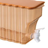 Cold Water Kettle with Faucet PP Sealed Preservation Refrigerator Cold Kettle For Fruit Tea Flower Tea Milk Tea Water Orange