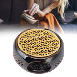 Bronze Brown Tea Light Teapot Warmer Hollow Concave Looking Ceramic Tea Tealight Coffee Heater