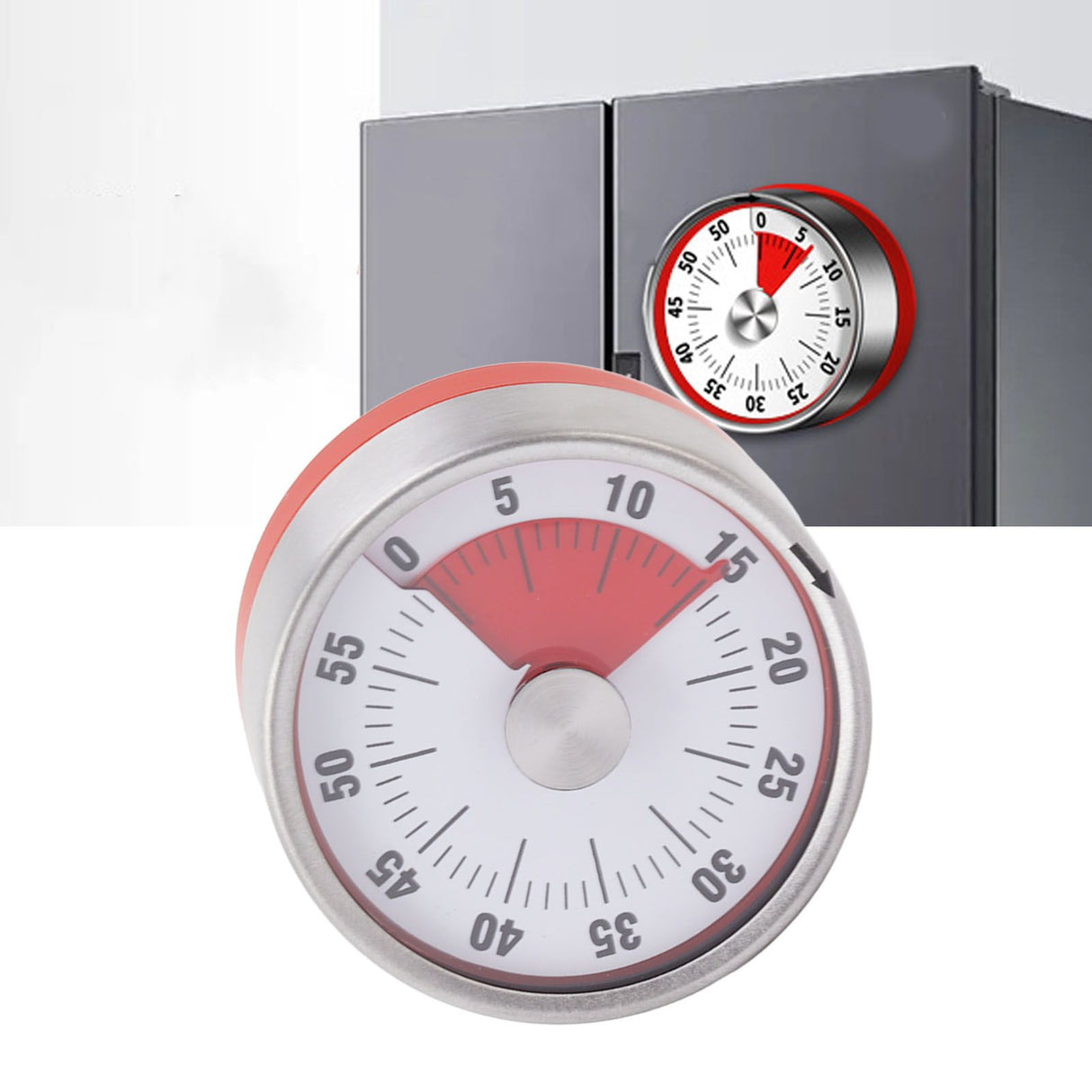 Kitchen Timer Red Alert Practical Magnetic Cooking Timer for Kitchen Cooking Homework Running