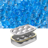 Ice Ball Maker Round Ice Cube Mold Tray for Home Bar Cocktails Bourbon Whiskey Drink Six Balls - White