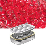 Ice Ball Maker Round Ice Cube Mold Tray for Home Bar Cocktails Bourbon Whiskey Drink Six Balls - White - Extra Image