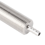 2 Set Beer Tap Stainless Steel Good Sealing 4‑1/8inch Shank 1/4 Barb Beer Faucet G1/2 Thread