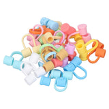 Straw Covers Dustproof Decorative Splash Proof Odorless Reusable Straw Toppers for Party ShoppingTravelling Camping 24 Rainbow Coloured Straw Caps