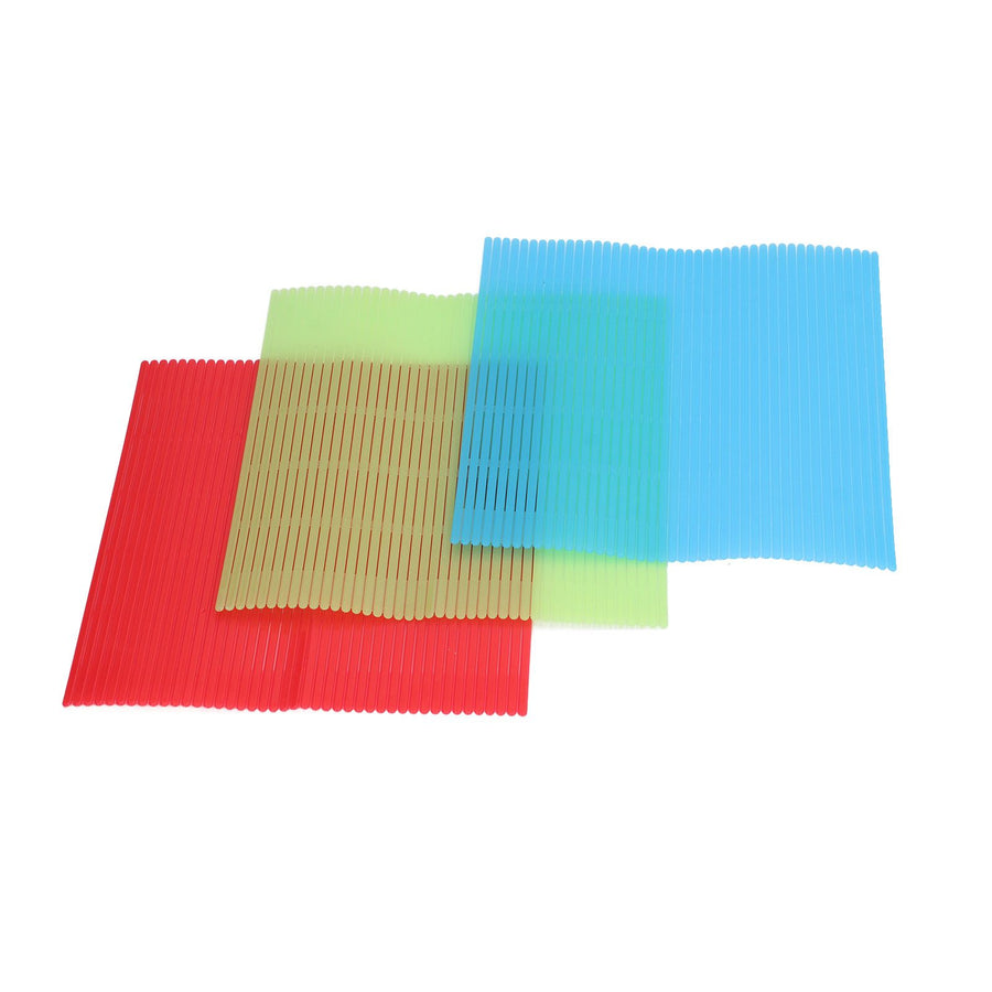 3PCS Sushi Mat ABS Sushi Rolling Mat Japanese DIY Sushi Plate Roller for Home Kitchen Restaurant