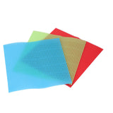 3PCS Sushi Mat ABS Sushi Rolling Mat Japanese DIY Sushi Plate Roller for Home Kitchen Restaurant - Top-Down View