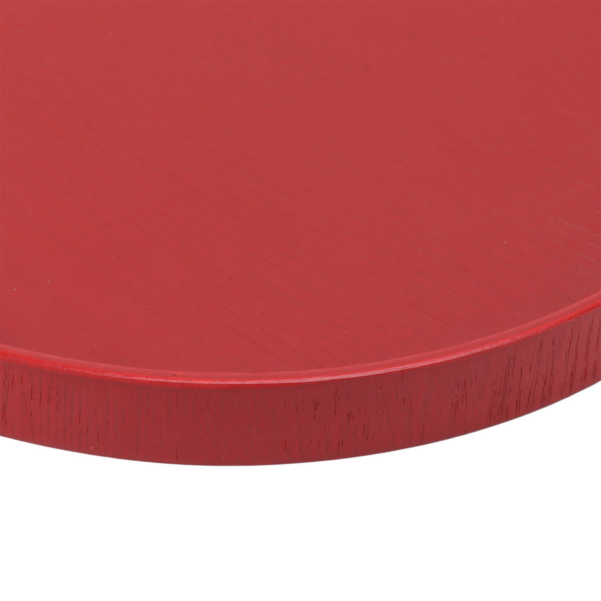 Tea Tray Wooden Wine Red Round Tea Plate Green Tea Baking Serving Plate for Home Tea House 24cm / 9.45in