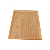 Rectangle Wood Tray Multifunctional Serving Tray for Fruit Food Pizza Gathering Outdoor 40 X 30.5cm